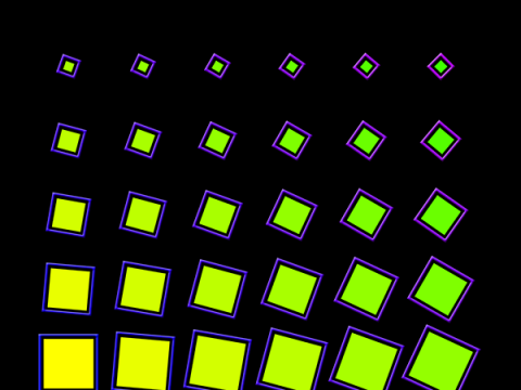 Rotating Square Stack